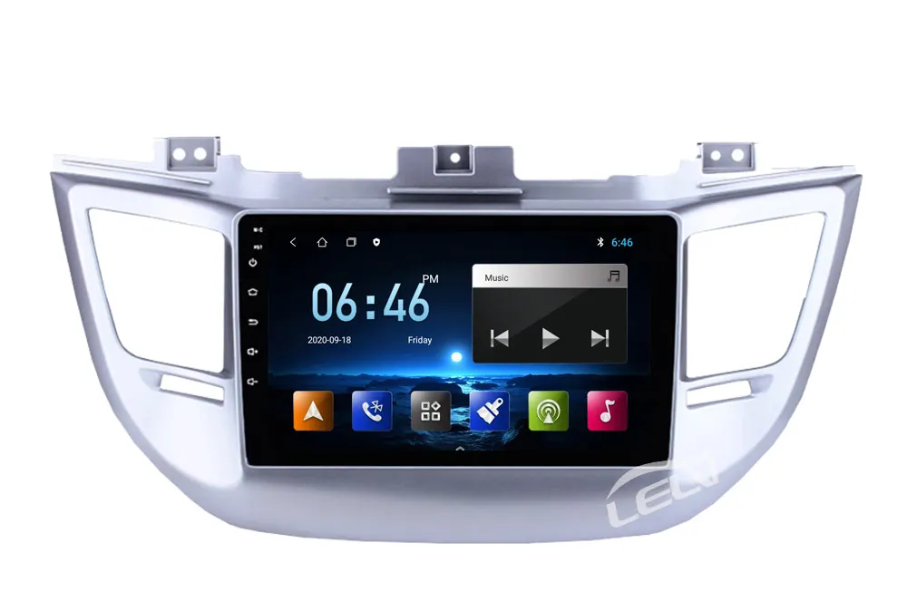 9" Auto estéreo reproductor de Radio Navegación GPS 1+16GB Wifi Fm Para 2013-16 Hyundai RHD 