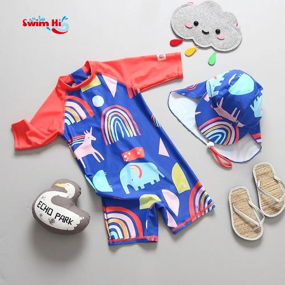 Boy Cartoon Costumes Children Swim For Toddler Girl Swimming Suit Kids ...