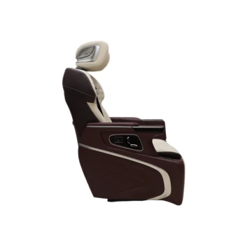 Customized Electric Leather Car Seat with Footrest Luxury Automotive Seat for Business Vehicle Comfort