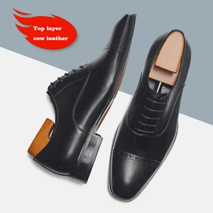 Fashion Design Formal Men's Shoes Genuine Leather Competitive Price Men Wear Shoes Wedding Famous Brands Dress Shoes for Men