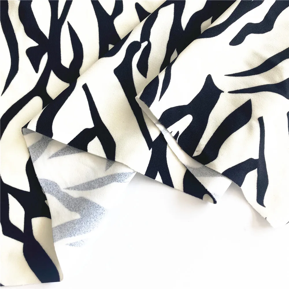 Custom Design Digital Printing Nylon 4 Way Stretch Swimwear Fabric