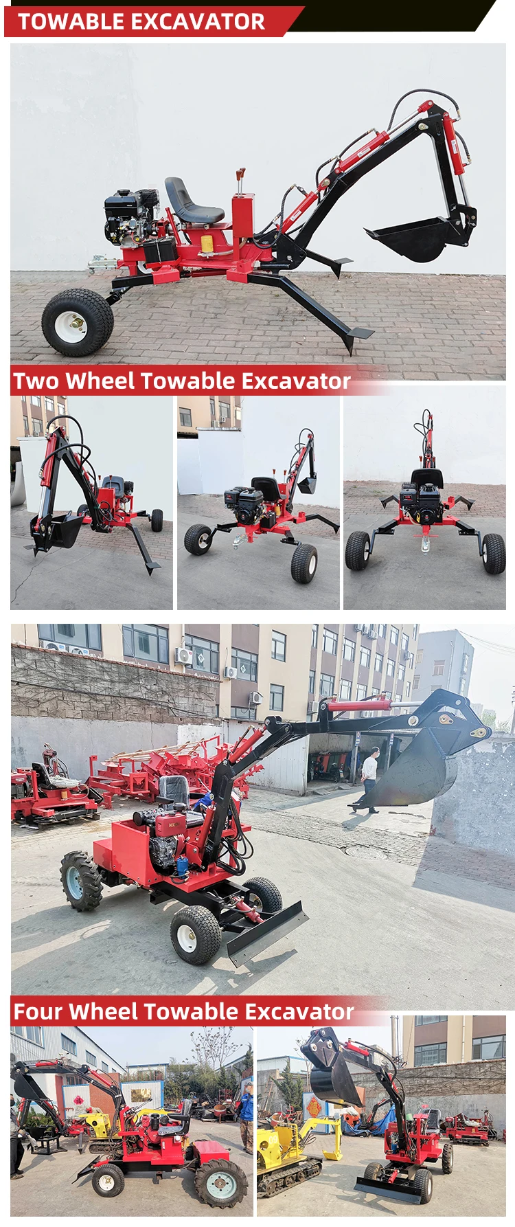 Factory Price Ce Mini Backhoe For Mini Excavator Backhoe 4*4 Buy