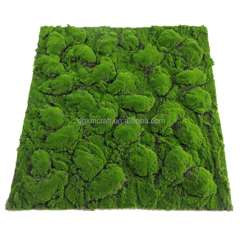 100cm*100cm Moss Mat Artificial Grass Square Flat Faux Synthetic Grass