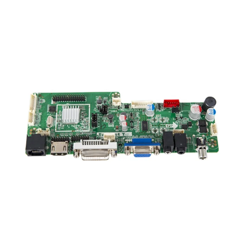 Wide Temperature RTD2513 Lvds Control Board Tft LCD Monitor Controller Boards for Industrial Use