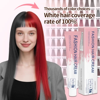 Producer's Gentle Hair Dye Customizable High-Quality Professional Fade-Resistant Herbal Blend Ammonia-Free  Hair Color