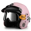 Pink+Black and white plaid goggles