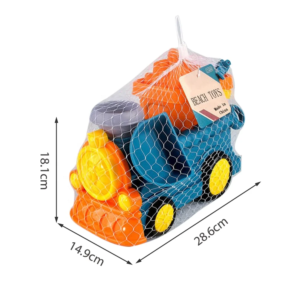 Set De 21 Juguetes De Playa Para Niños, Con Cubo Plegable, Camión Volquete Y Bolsa De Malla, De 3 A 10 Años