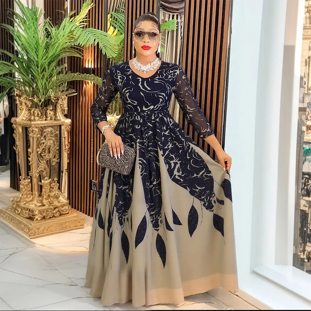 Latest African Dresses New Style African Ladies Dress Dashiki Party Dress  Traditional African Evening Long Dress