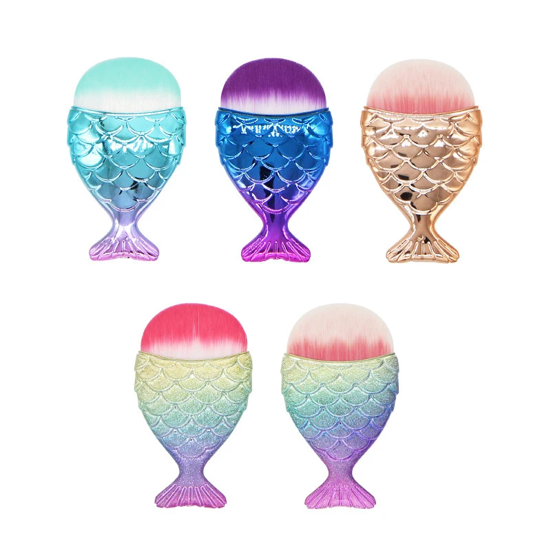 Маленькая рыба набор кистей для макияжа Профессиональный BB крем красота макияж кисть для основы