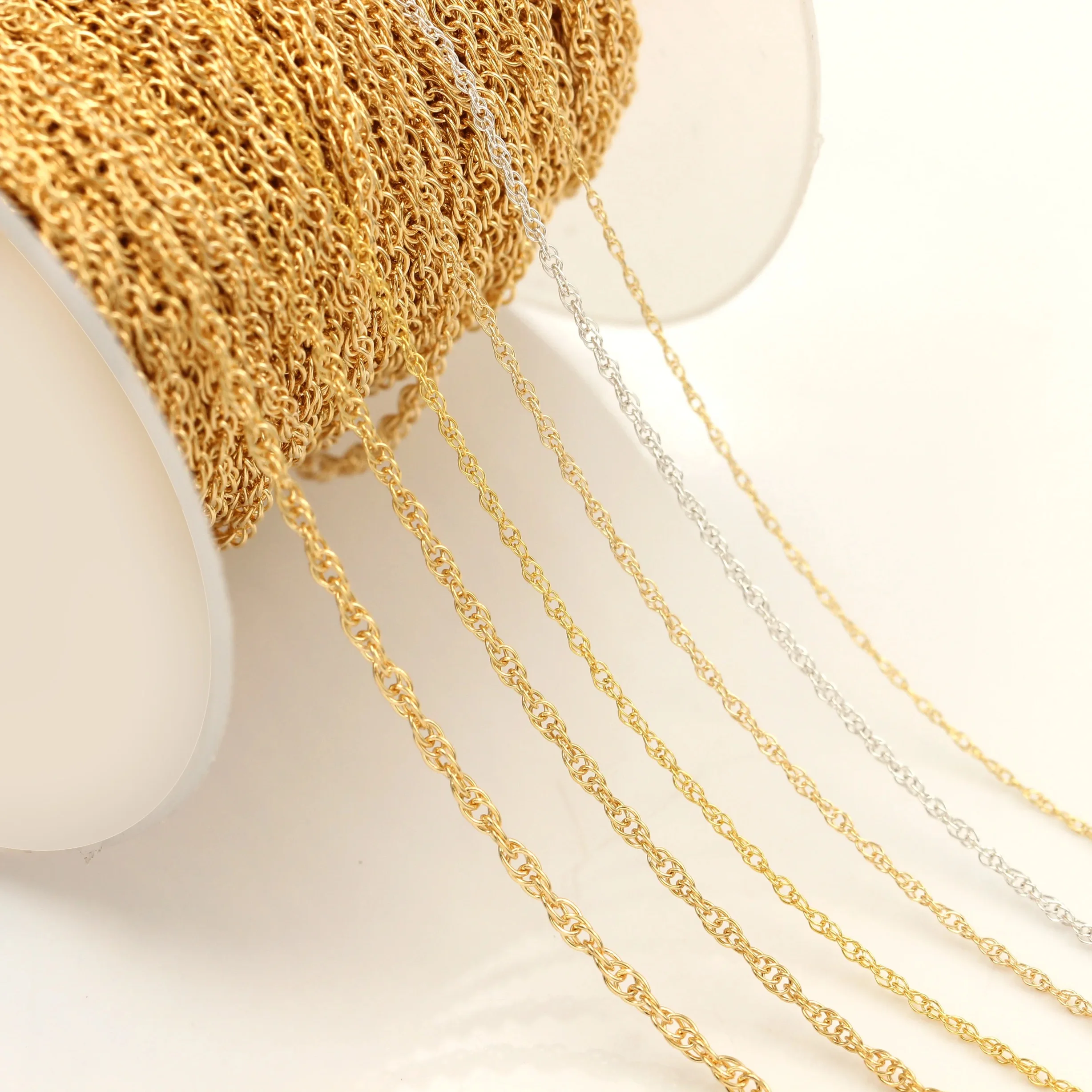 Small Gold Chain Ropes Shop Our 14K Gold Filled Rope Chains - Perfect for Jewelry Making