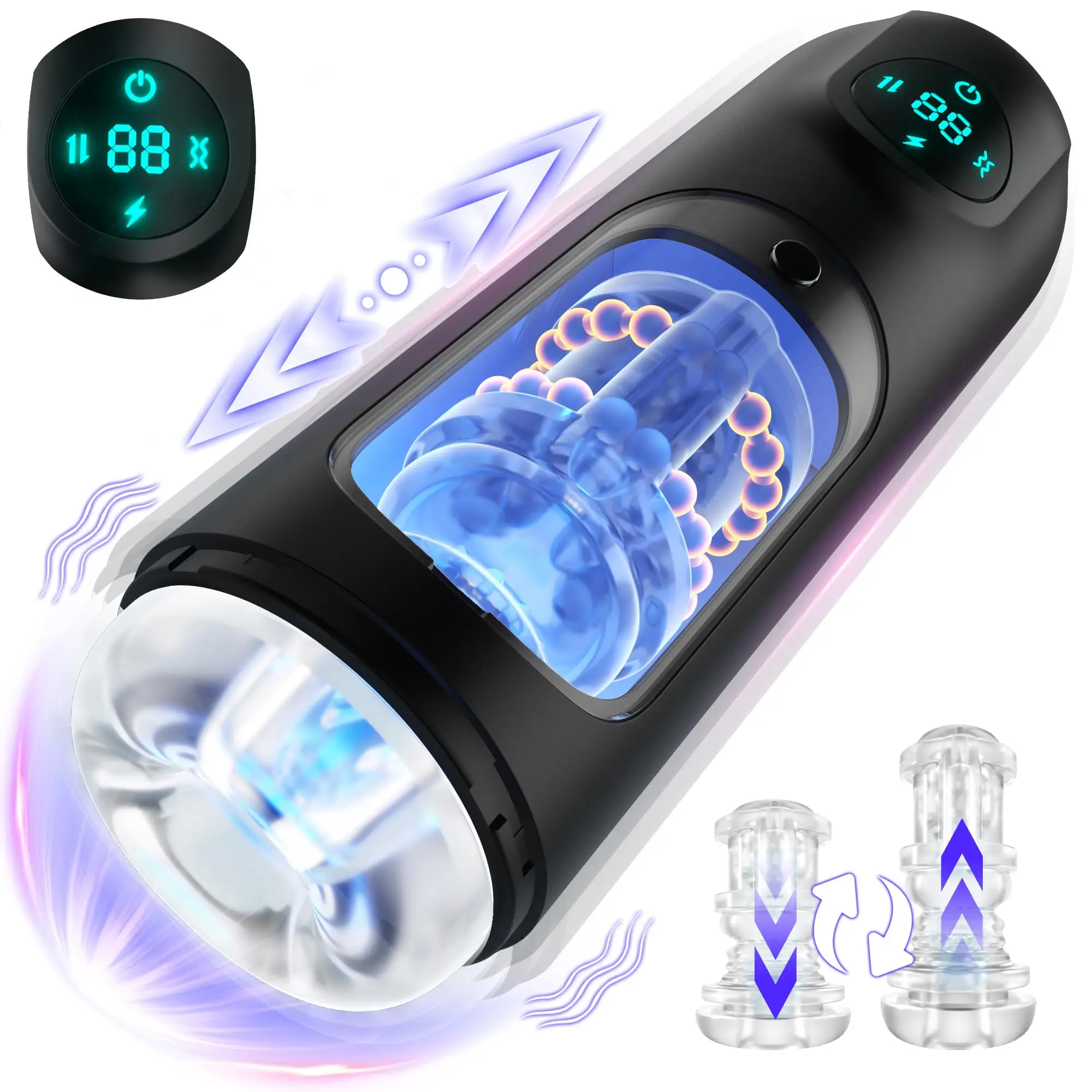 Double Beaded Rings Vibrating Thrusting Man Masturbator Tools Automatic Telescopic Cannon Sex Machine Male Masturbator Stroker Double Beaded Rings Vibrating Thrusting Man Masturbator Tools Automatic Telescopic Cannon Sex Machine Male Masturbator Stroker