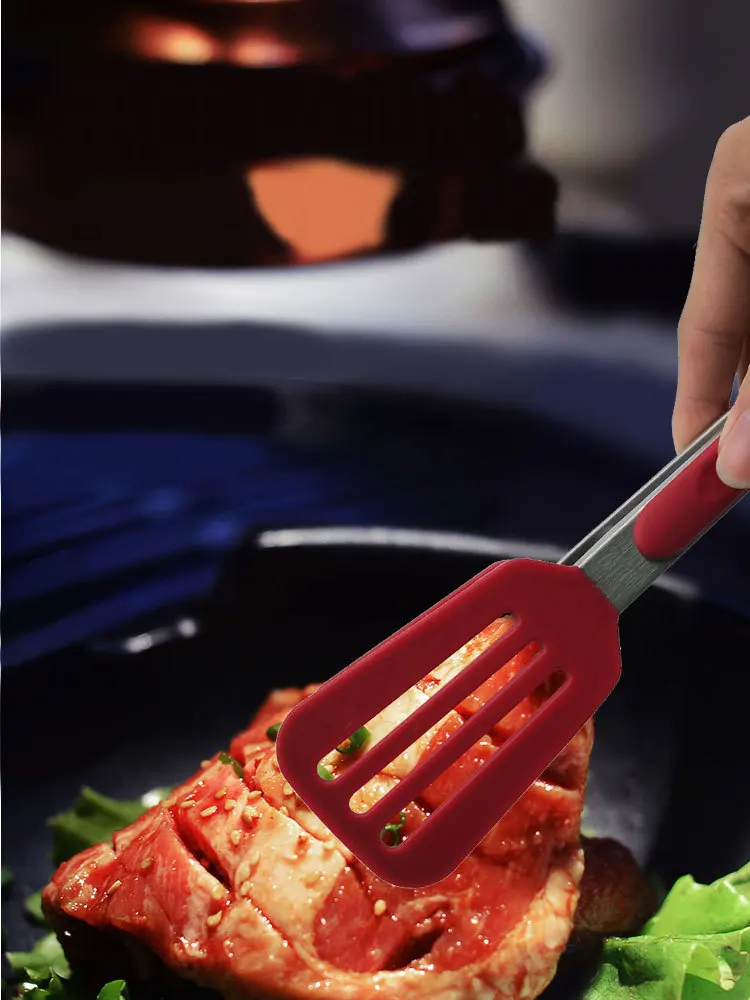 OEM & ODM Tong Set Stainless Steel Silicone BBQ Clip Clamps Wholesale Tongs Stainless Steel Kitchen BBQ Grill Clamps BBQ Tongs manufacture