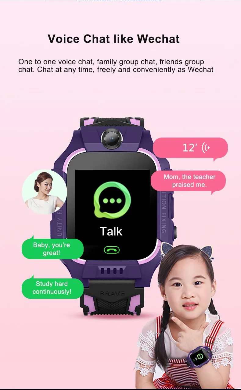 Kids Smartwatches 2024 With Sim Card Slot and Camera Location Kids Sport Watch Fitness Tracker for Children's Smart Watches Q19