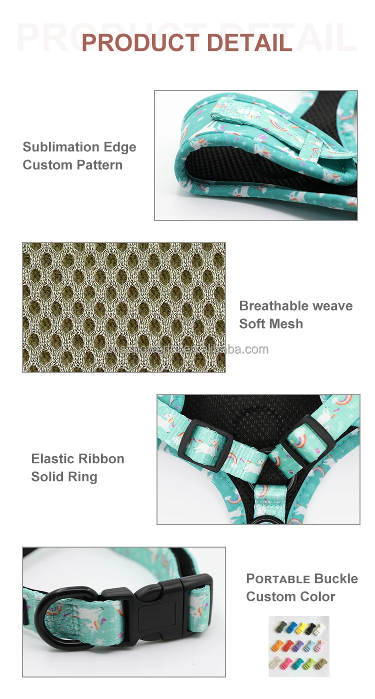 Pet Supplies Custom Luxury Harnesses For Dogs Pet Accessories Collar