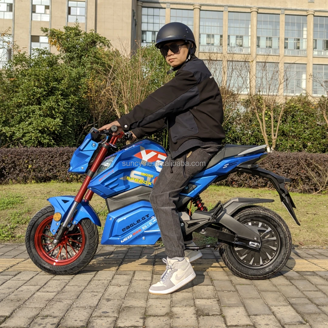72v 3000w 80km/h Powerful Electric Motorbike 40ah Lithium Battery 100km