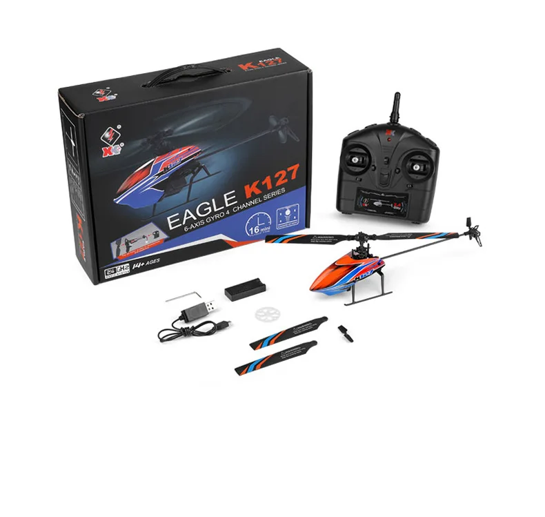 ホビーラジコン XK EAGLE K127 HOSHI WLTOYS XKイーグルK127RCヘリコプター2.4Ghz4CH6軸