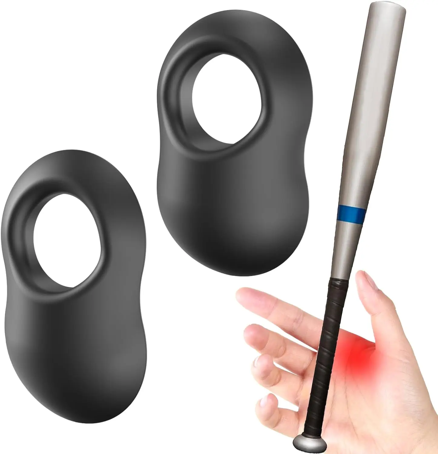 Бейсбольная ручка для большого пальца, Силиконовая защита для большого пальца