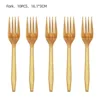 Yellow fork-10 pcs
