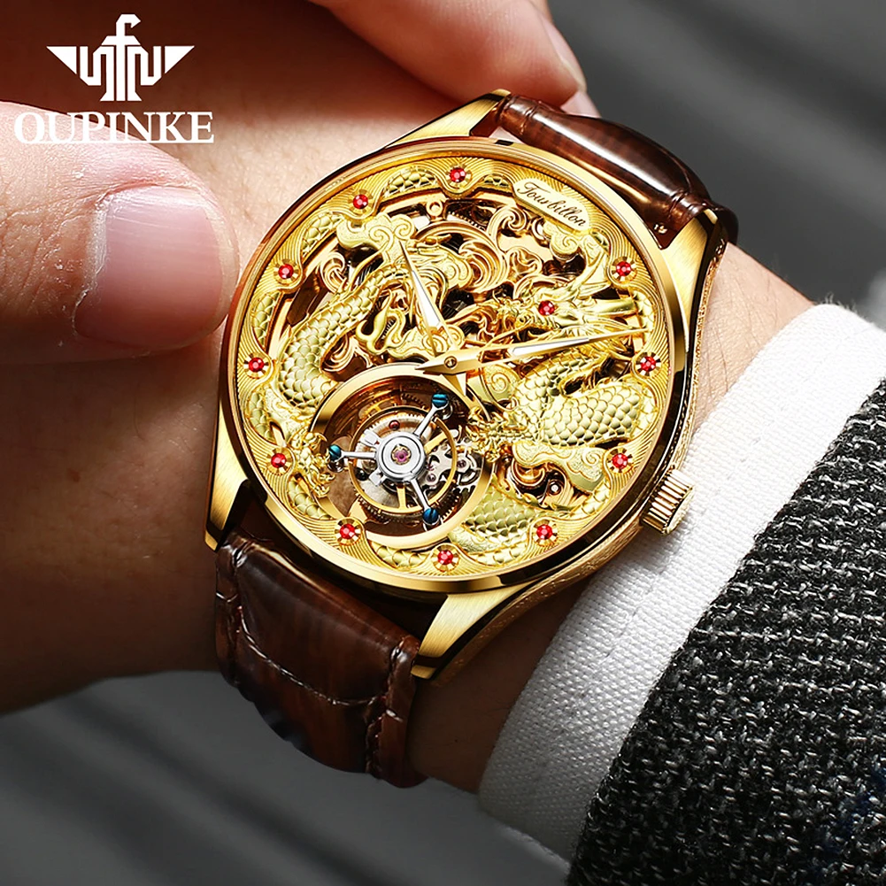 欧品克3176专用陀飞轮保证质量合适价格不锈钢奢侈品牌男士腕表| Alibaba.com