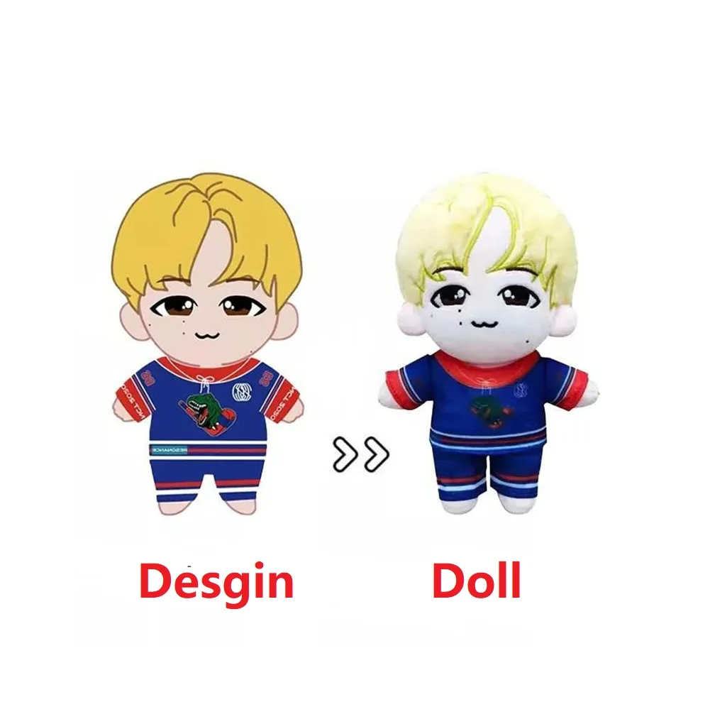 Custom Cute Plushie Korean Star Doll Kpop Plush Idol Doll Made Your Own ...