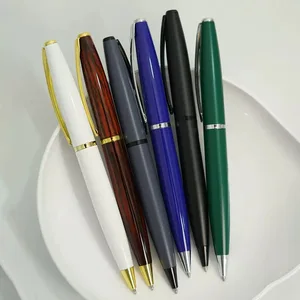 Promotional Business Gift High Quality Twist Metal Ballpoint Pen Office School Stationery Advertising Ball Pen with Custom Logo