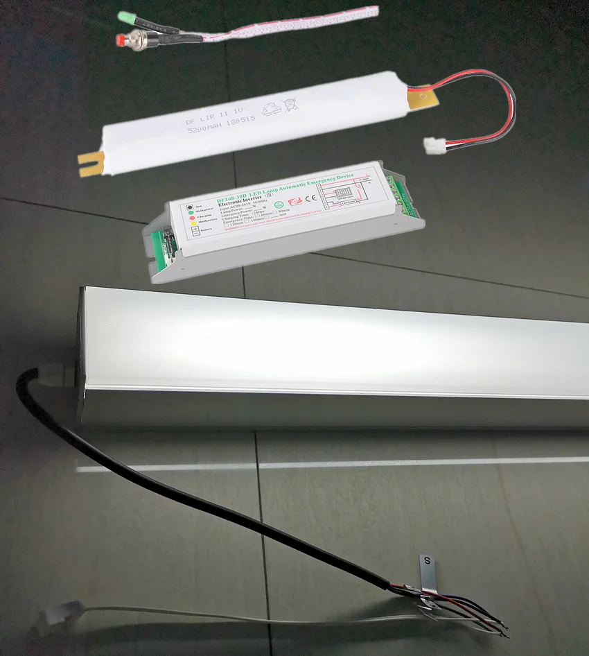 Светодиодные трубки аварийный модуль T8 аварийного держатель 2ft 4ft 5ft с 3 летами