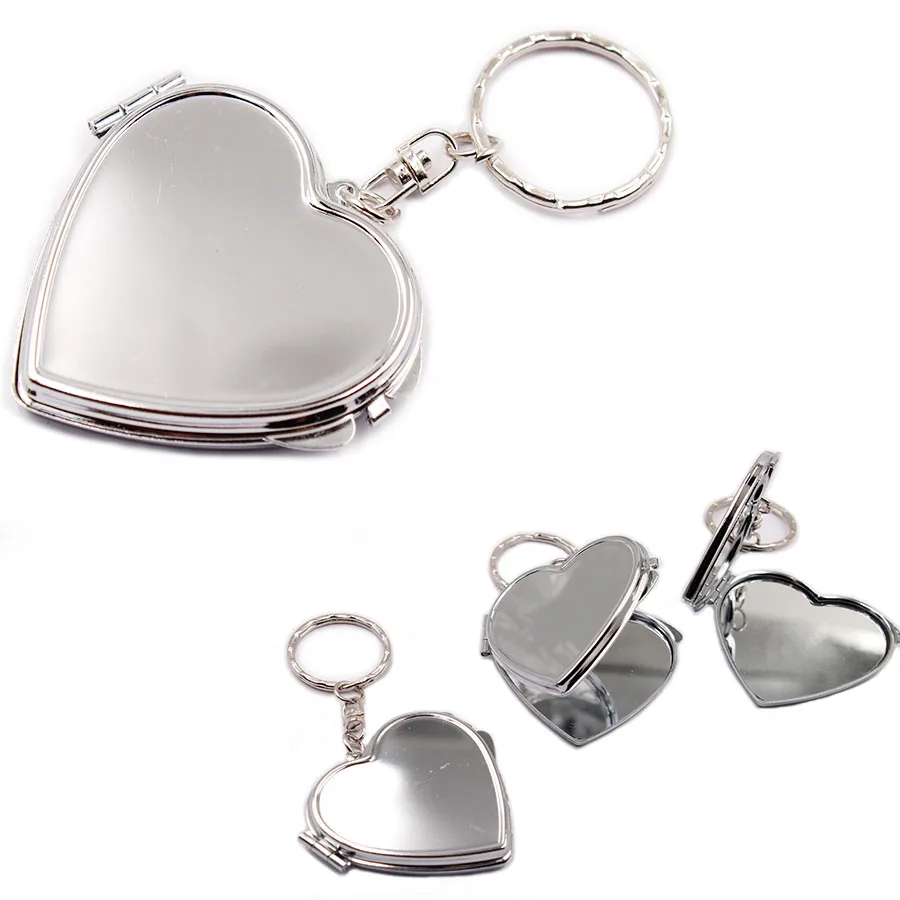 Heart Shape Mirror Keychain Promotion Key Chain Metal Keychain Mirror -  China Metal Keychain and Souvenir Keychain price