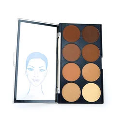 Мерцающий хайлайтер компактный макияж для лица Контурная пудра палитра