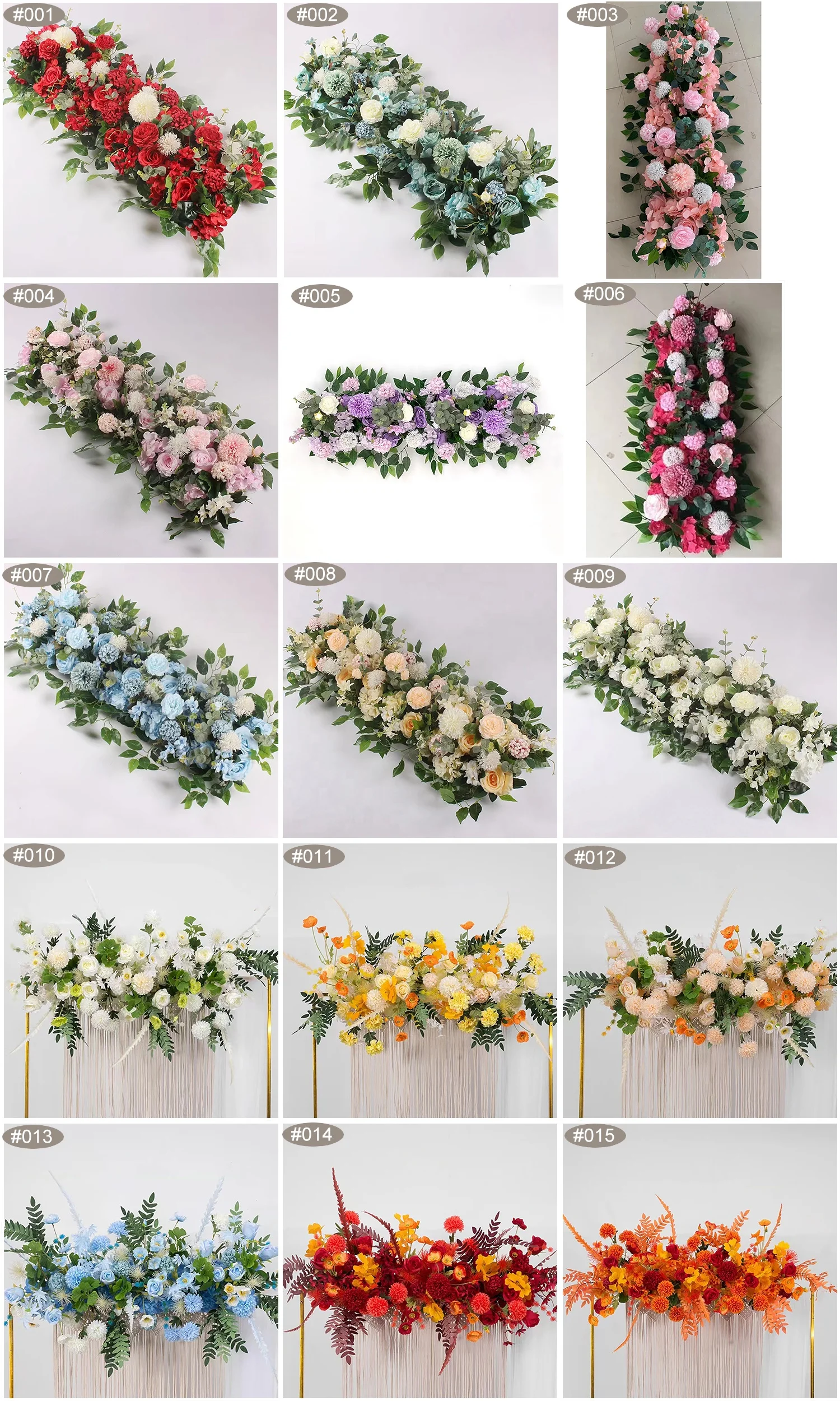 2024 Wholesale White Flower Runner Decoration For Wedding - Buy Flower ...