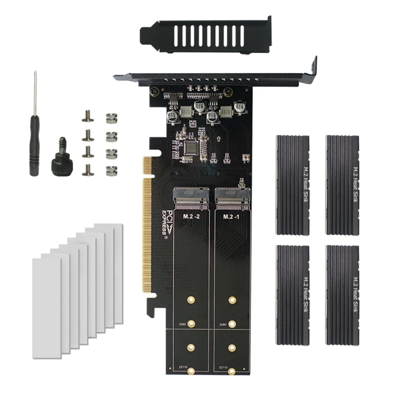 If you are searching for a supplier of a product with perfect quality control and highly competitive prices, which gives you an advantage in expanding your local market, then contact us now!  Competitive suppliers of  M.2 Pcie Nvme Ssd Length Extender Card 2230 to 2280 4 Bay Pcie 3.0 X16 to M.2 M Key 4 Bay Nvme Raid Expression Card