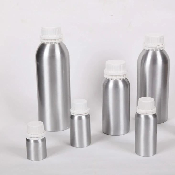 AOLIJUE 50ml 100ml 150ml 200ml 250ml 2000ml Aroma Essential Oil Bottle 500ml Aluminum Bottle With Anti Theft Cover