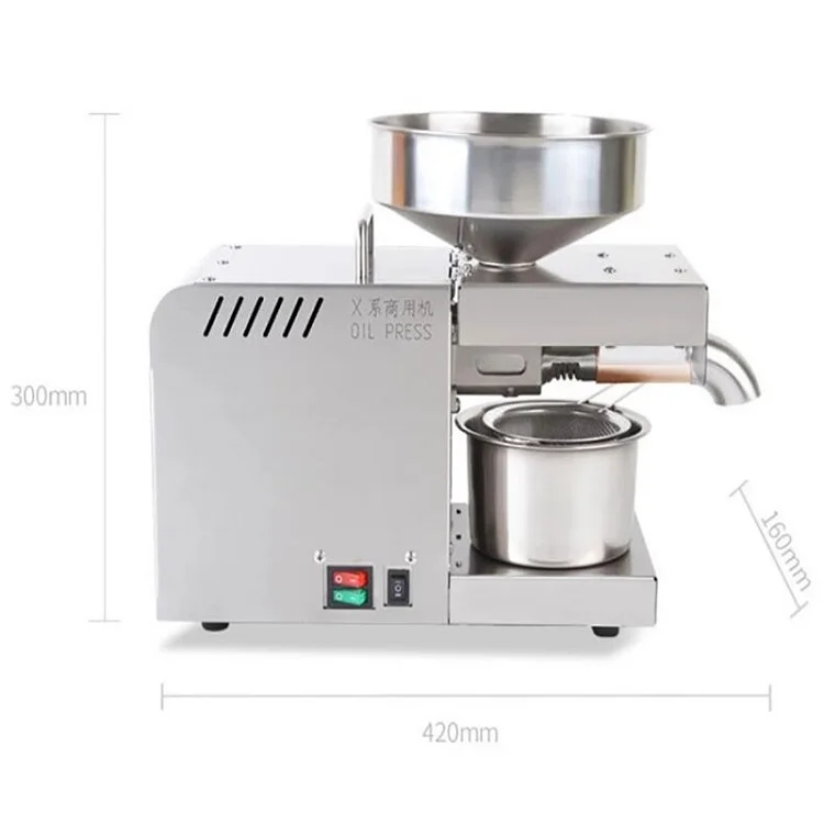 Hot sale all kinds of seeds mini automatic oil extract machine home cold oil press machine with best price