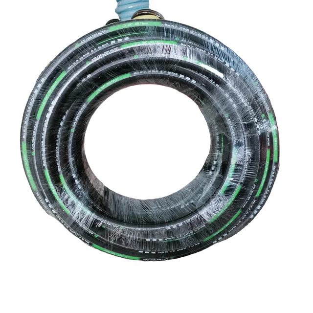 Air hose nitrogen hydrogen water line braided rubber hose