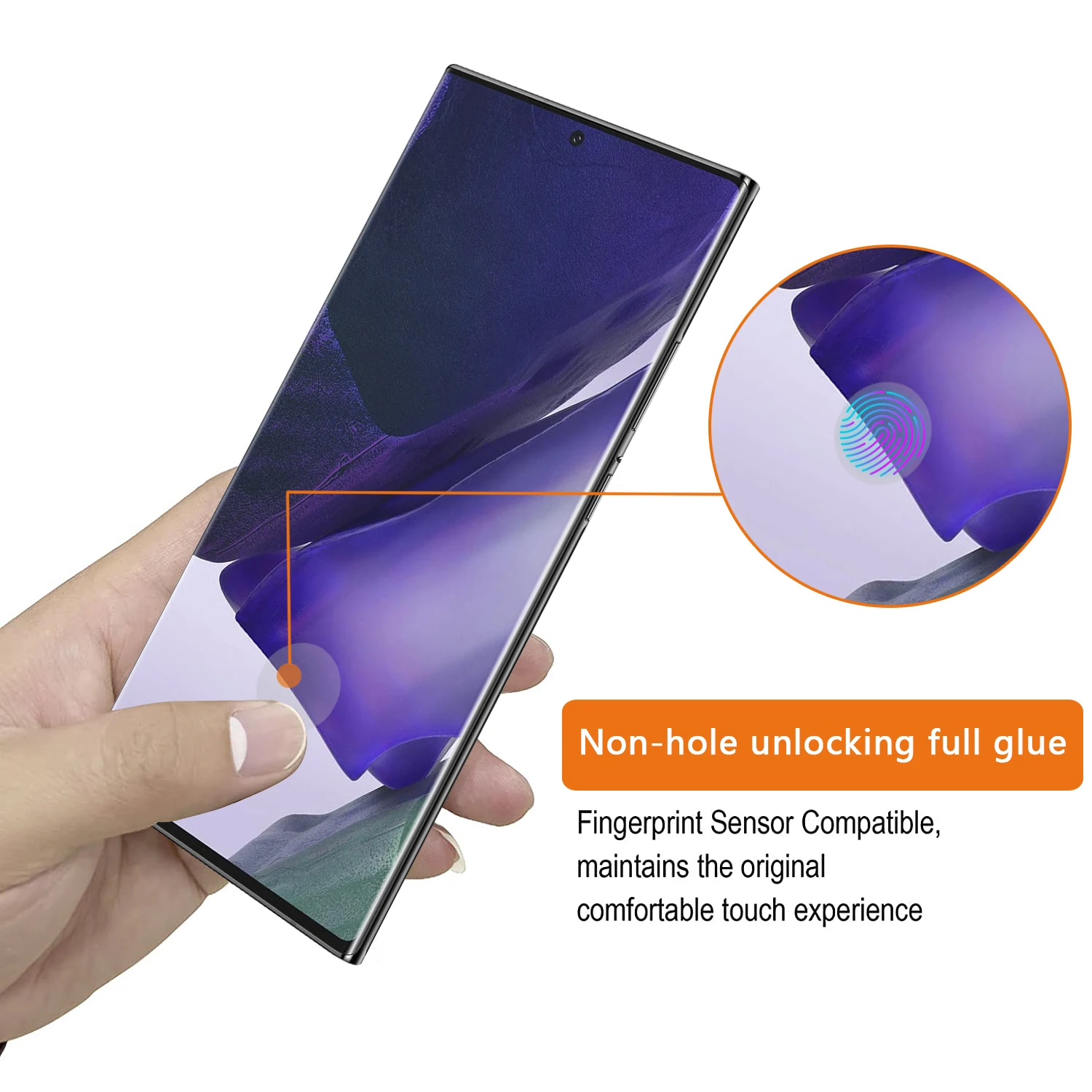 Anti Finger Print Full Glue 3D 5D Tempered Glass Screen Protector for  Samsung Galaxy S10 S10 Plus S21 S22 Ultra
