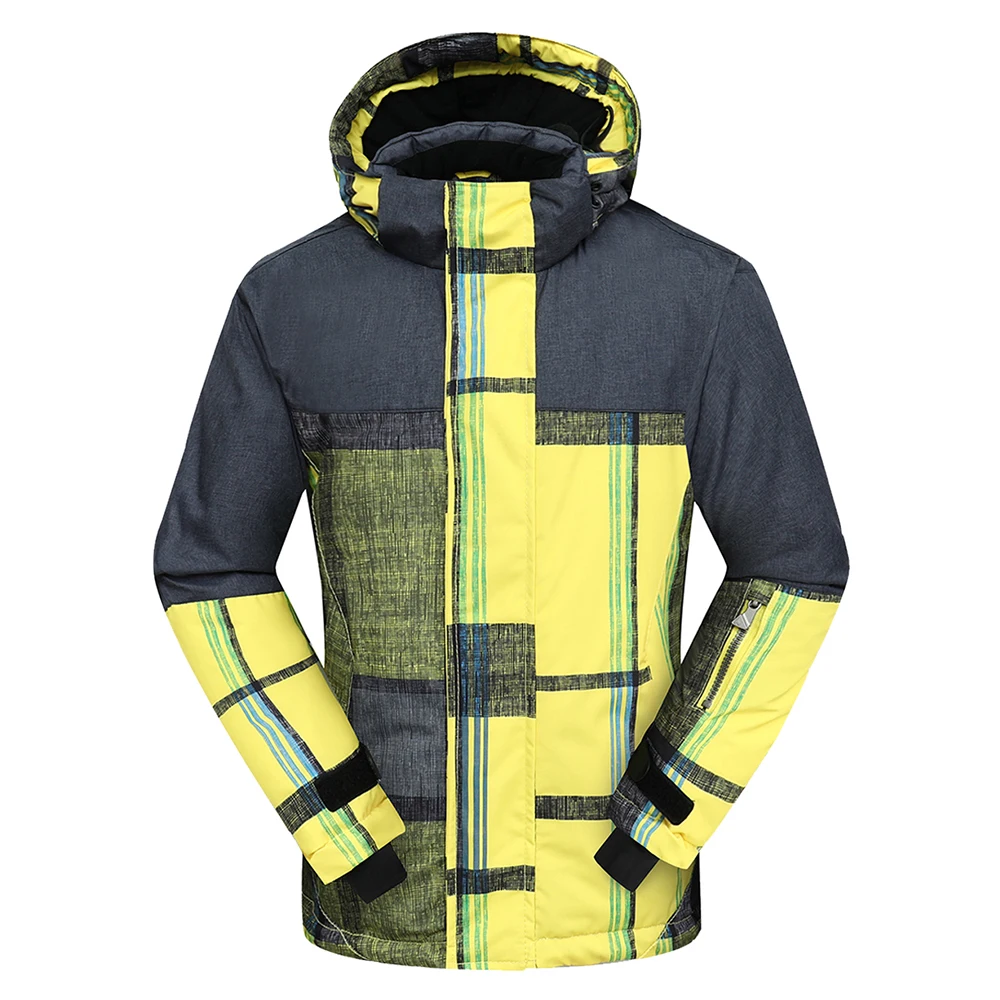 plaid snowboard jacket