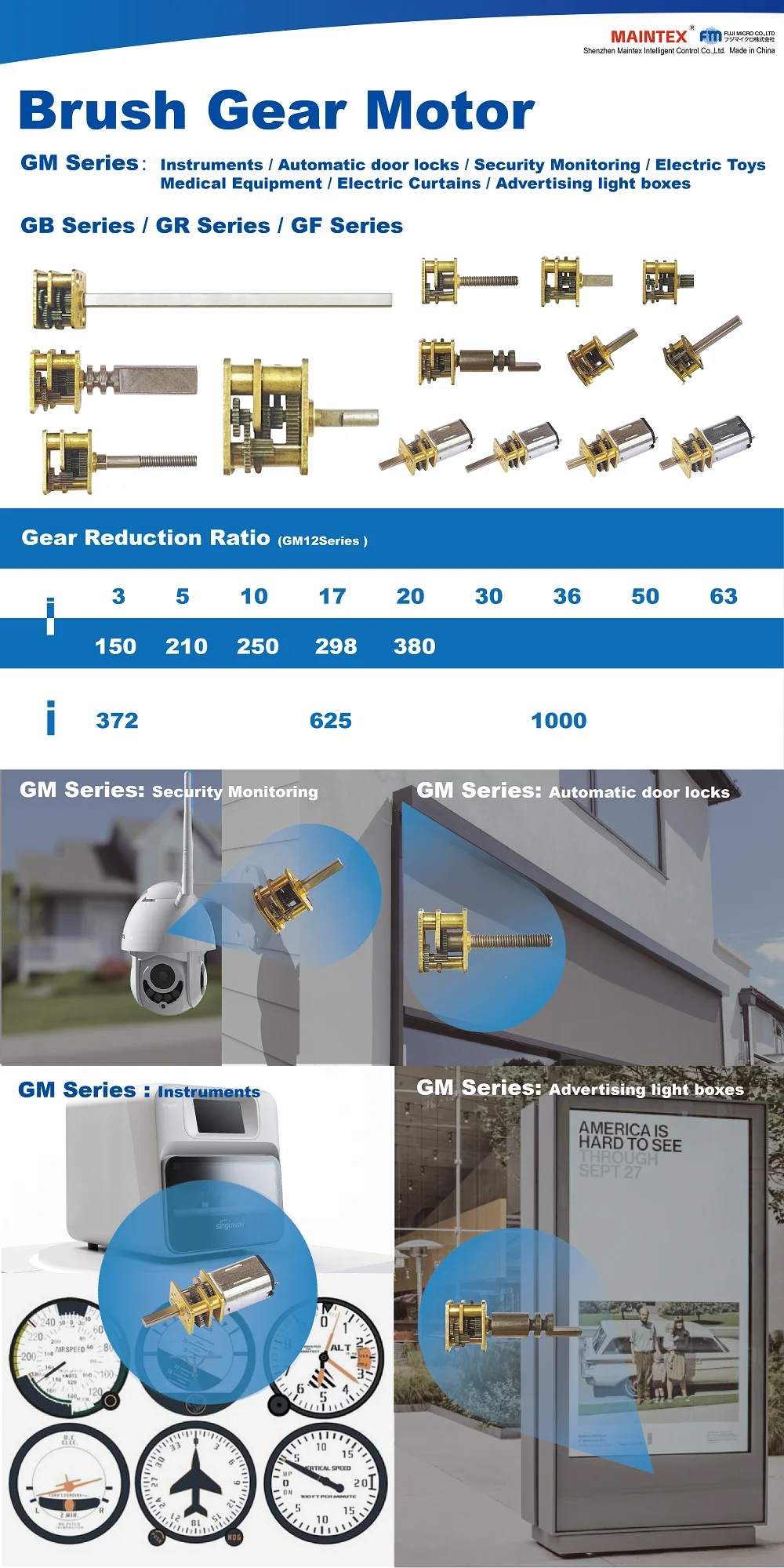 Maintex N V V Dc Gear Motor V V Brush Small Electric Mini