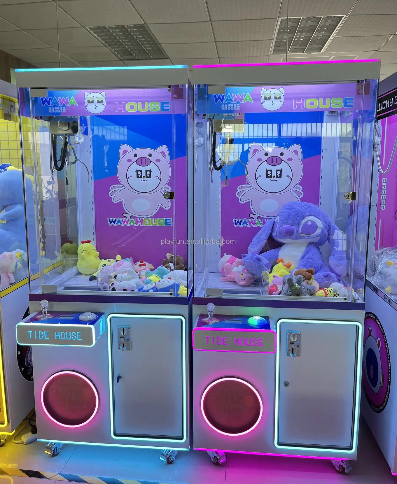 Playfun Customized Doll Claw Machine Coin Operated Game Machine 710