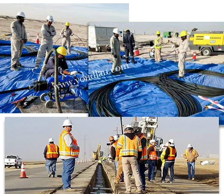 Youdlan M  Outdoor Communication Optical Fiber Cable Round FRP 8 12 24 48 60 72 96 Core FRP ADSS Anti Rodent Fiber Optic Cable