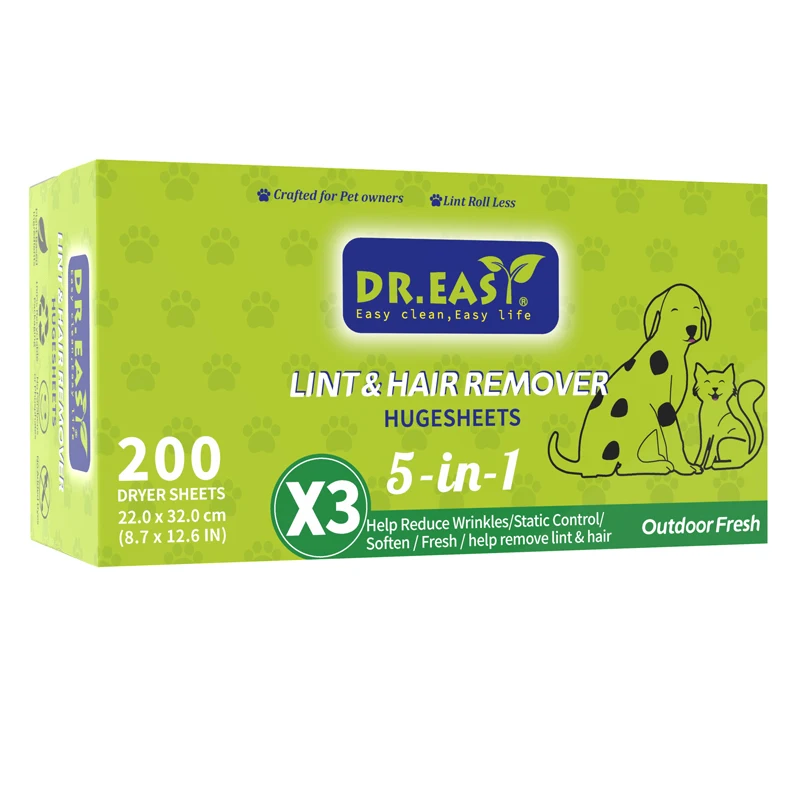 Eco-friendly Biodegradable Fabric Softener Sheet