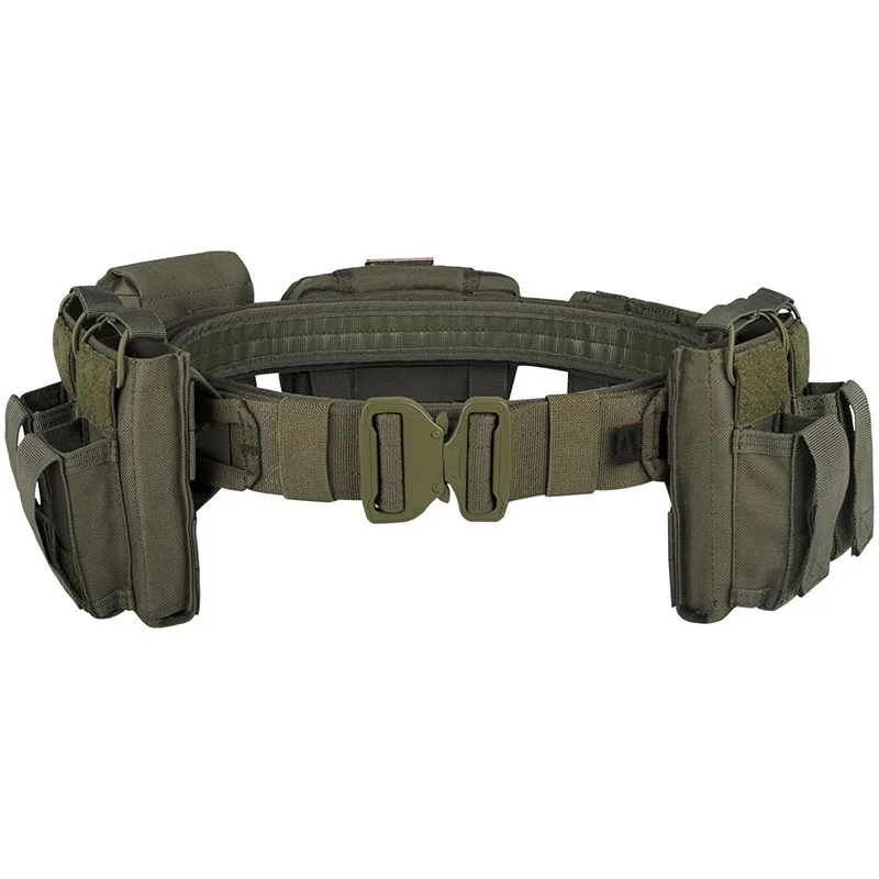 Premium Double Tactical Duty Belt Lightweight and Comfortable Utility Belt With Pouches Multifunctional Tactic Waist Belt