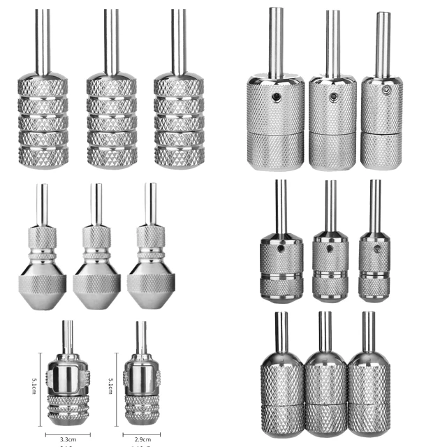 Рентабельные Профессиональные татуировки из нержавеющей стали ручки аксессуары