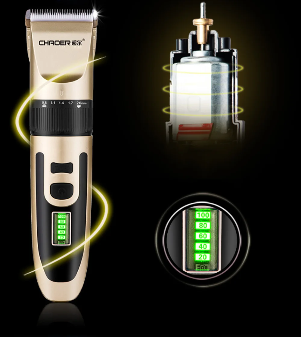 New Age Factory Wholesale Cordless Portable Multifunctional Hair Trimmer and Practical Rechargeable Hair Clipper for Barber