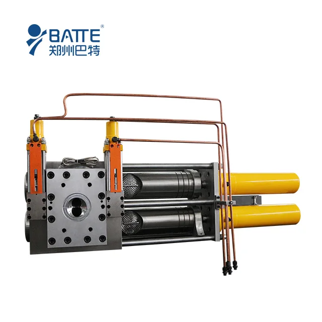 Batte Double Piston Continuous Melt Screen Changer Backflush for Plastic Granulation Extrusion