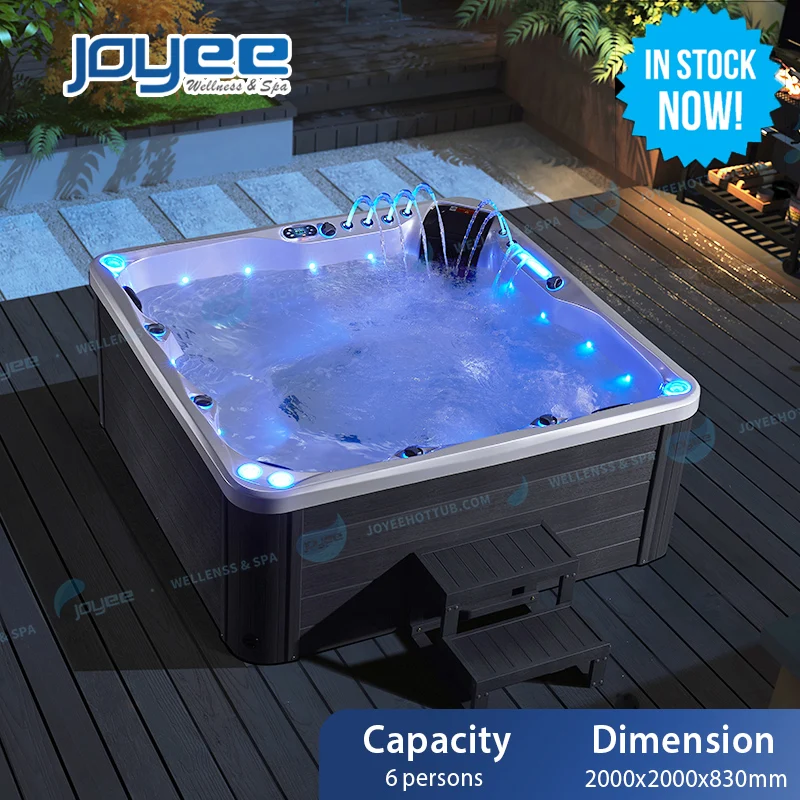 Joyee Hot Tub Waterfall Massage Bathtub Indoor SPA Air Bubble Jets Bathtub  - China Whirlpool Bathtub, Sap Tub