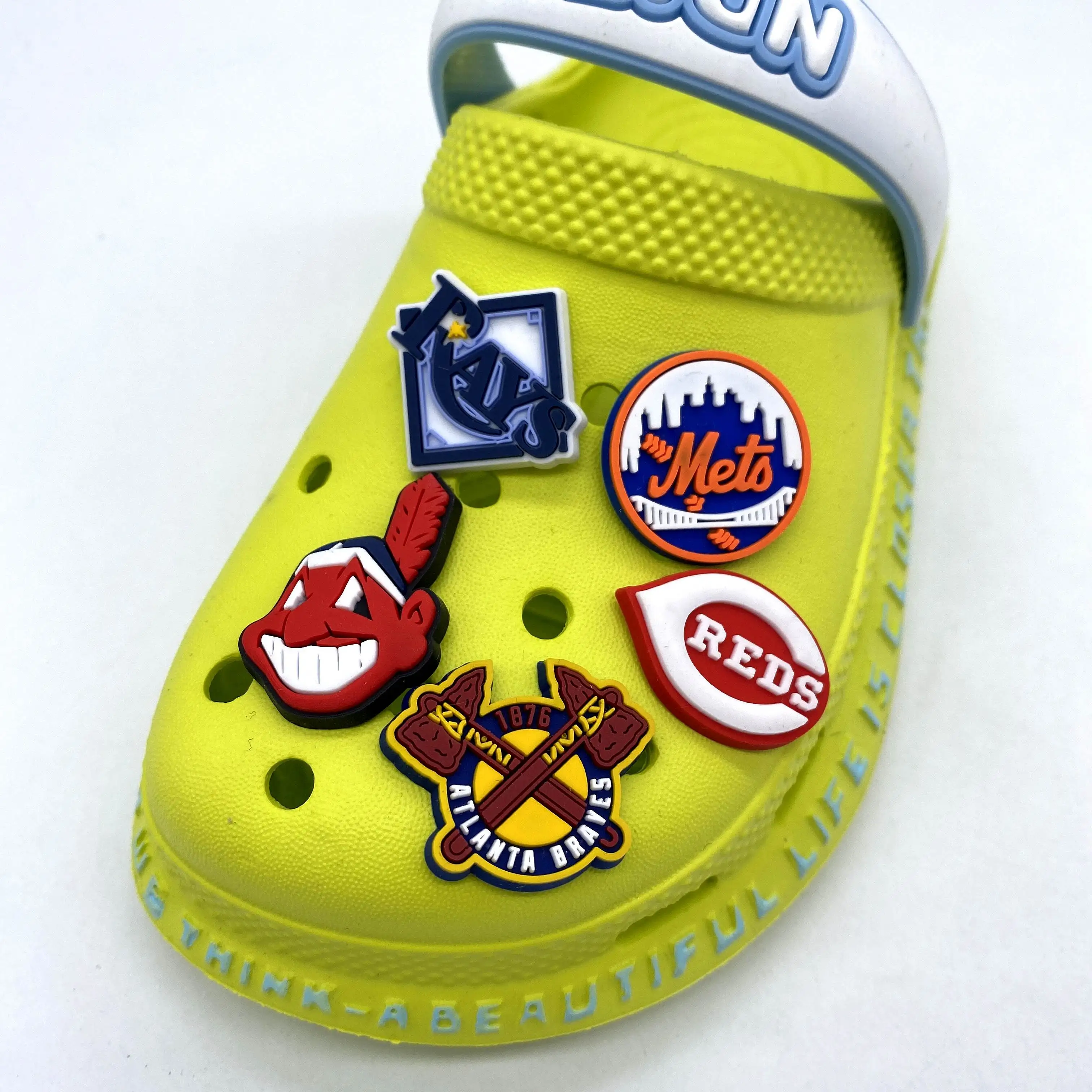  32Pcs Baseball Sports Shoe Charms for Croc Clog Shoe