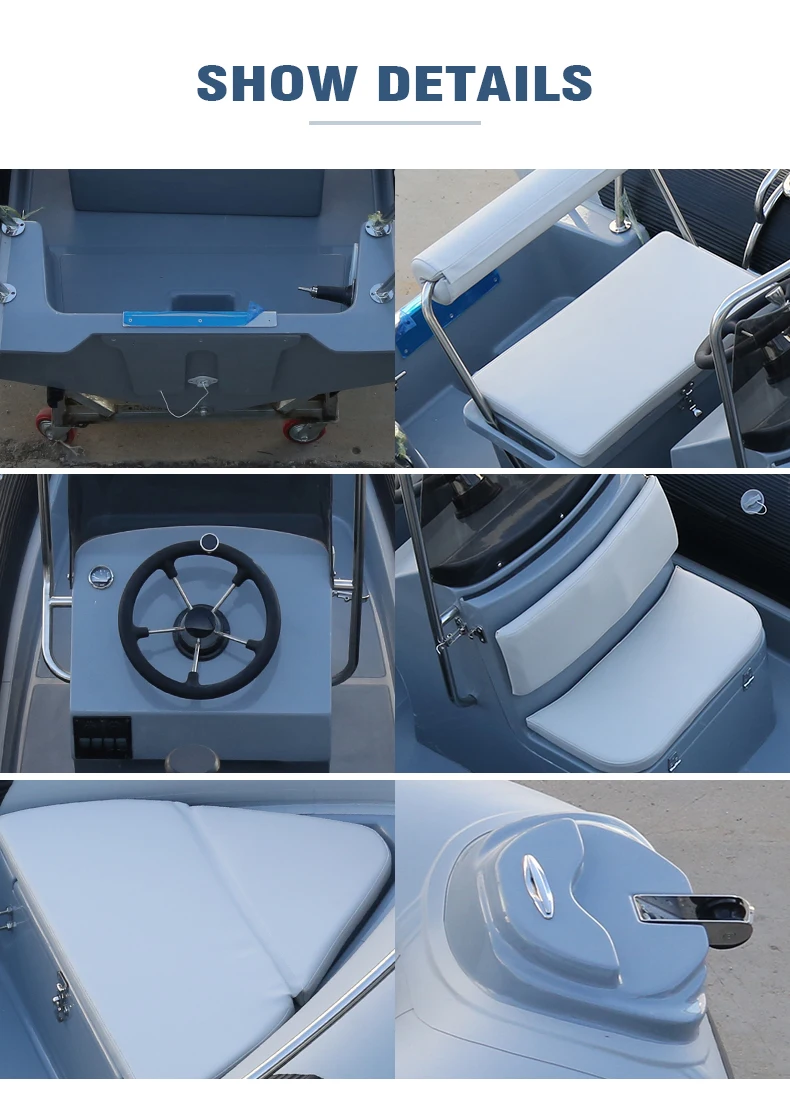 Luxury Ce Rowing Yacht Rib Fishing Kayak And Drifting Speed Vessel Jet