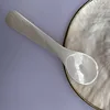 9cm white straight handle