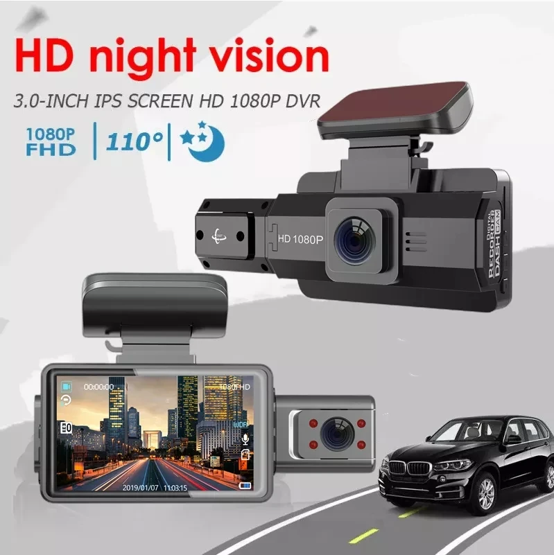 Z3 Dashcam 1080p Front Inside Cabin Car Dash Camera 3inch Ips Dashboard ...