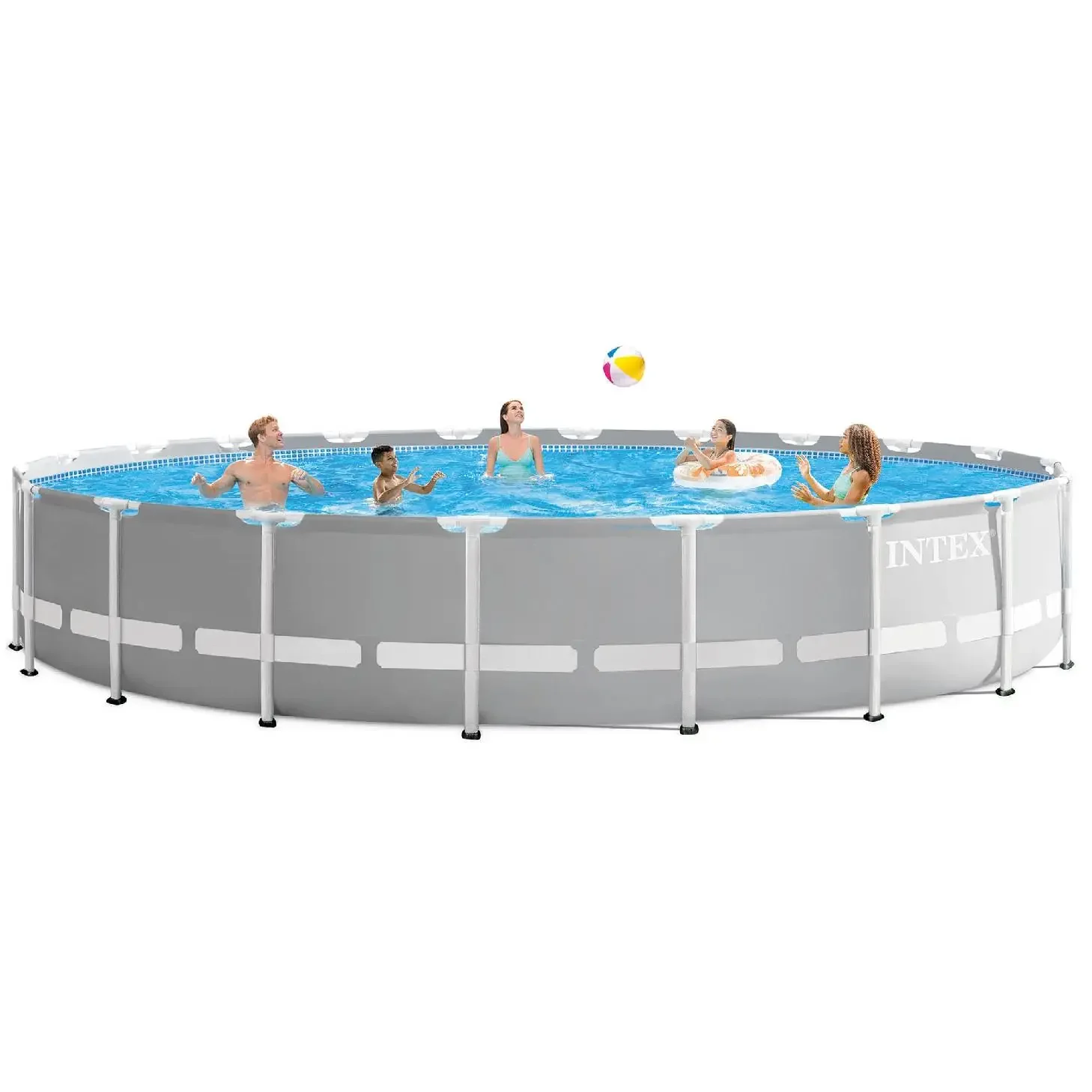 Intex Prism Frame Premium Pool Set 26726NP 15'x48" Above Ground Swimming Pool