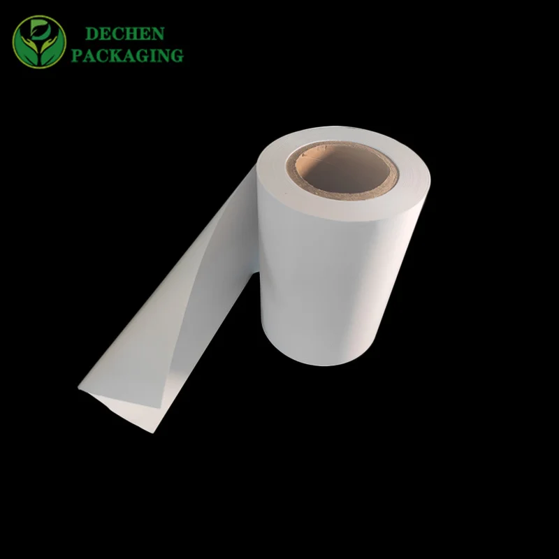Ice Cream Wrap Fast Food Packaging Sweetener Sachet Packing Pe Coated Bamboo Sugar Paper Roll